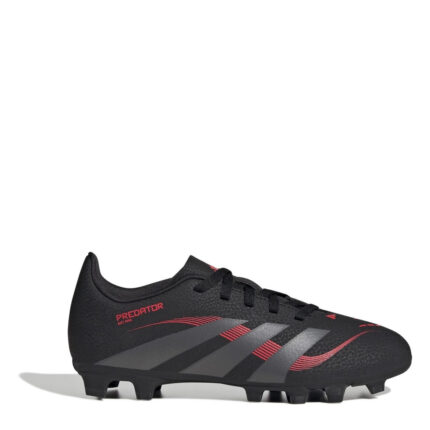 adidas Predator Junior Firm Ground Football Boots – Black/Grey