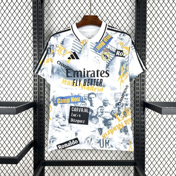 Mens Real Madrid 2025/26 Glory Graffiti Board Jersey 2
