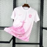 Mens Brazil 2025/26 pink white Jersey