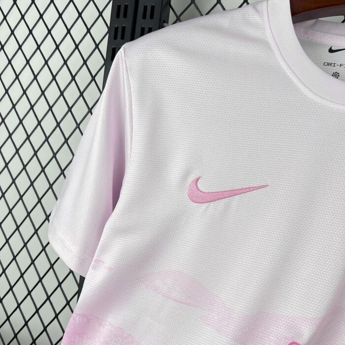 Mens Brazil 2025/26 pink white Jersey 4