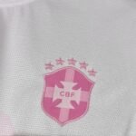 Mens Brazil 2025/26 pink white Jersey 3