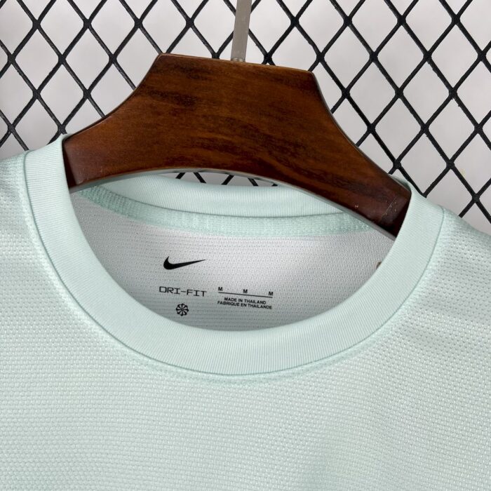 Mens Brazil 2025/26 Green and white Jersey 3