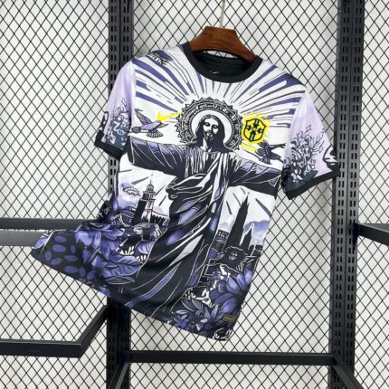 Mens Brazil 2025/26 Dark Purple Jersey