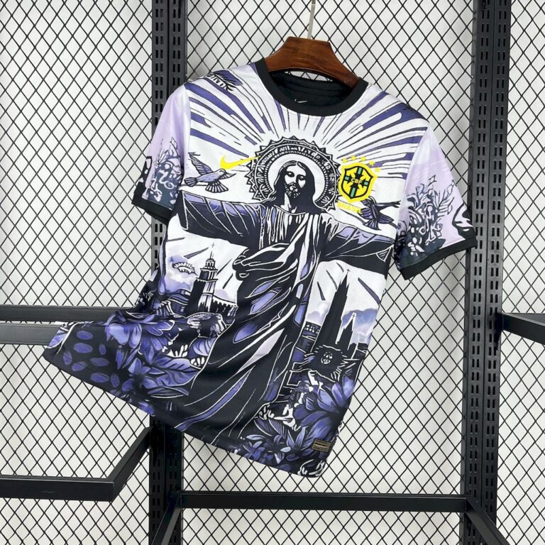 Mens Brazil 2025/26 Dark Purple Jersey