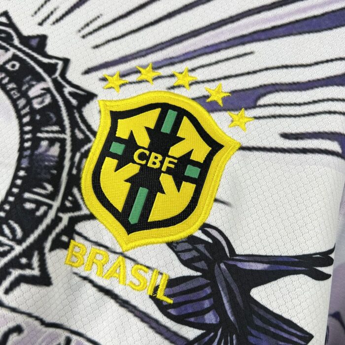 Mens Brazil 2025/26 Dark Purple Jersey 5