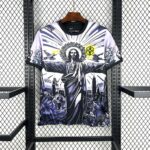 Mens Brazil 2025/26 Dark Purple Jersey 2