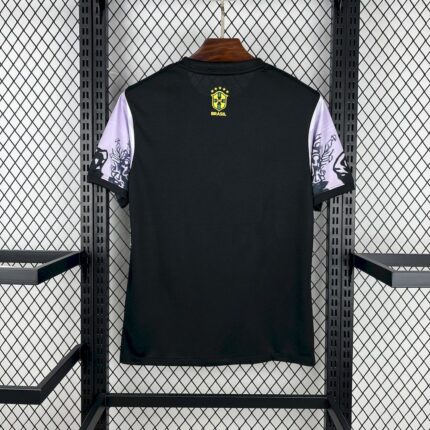 Mens Brazil 2025/26 Dark Purple Jersey 1