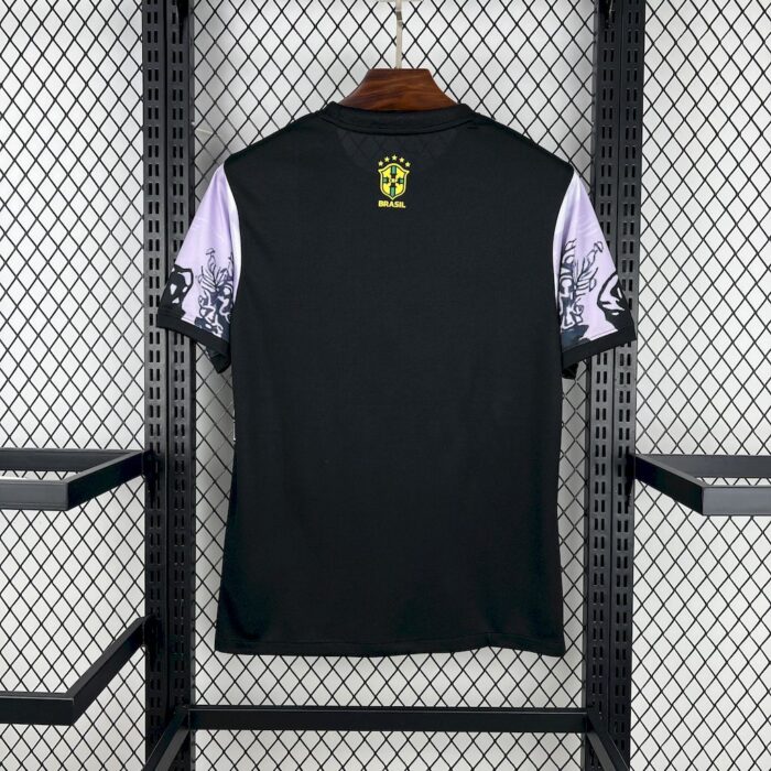 Mens Brazil 2025/26 Dark Purple Jersey 1