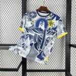 Mens Brazil 2025/26 Blue and white Jersey
