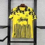 Mens Borussia Dortmund 2025/26 Yellow Customized Jersey 2