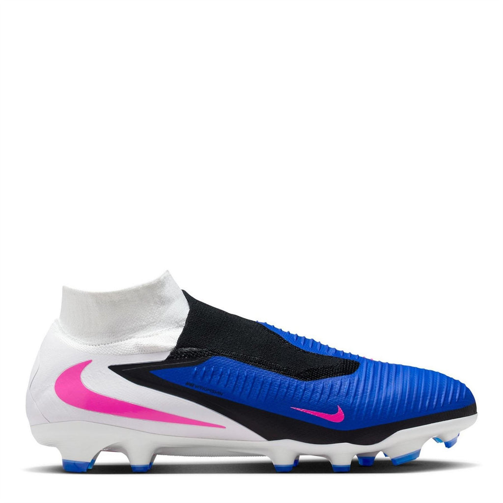 Nike Phantom High 6 Firm Ground Football Boots – Blue/Wht/Pink