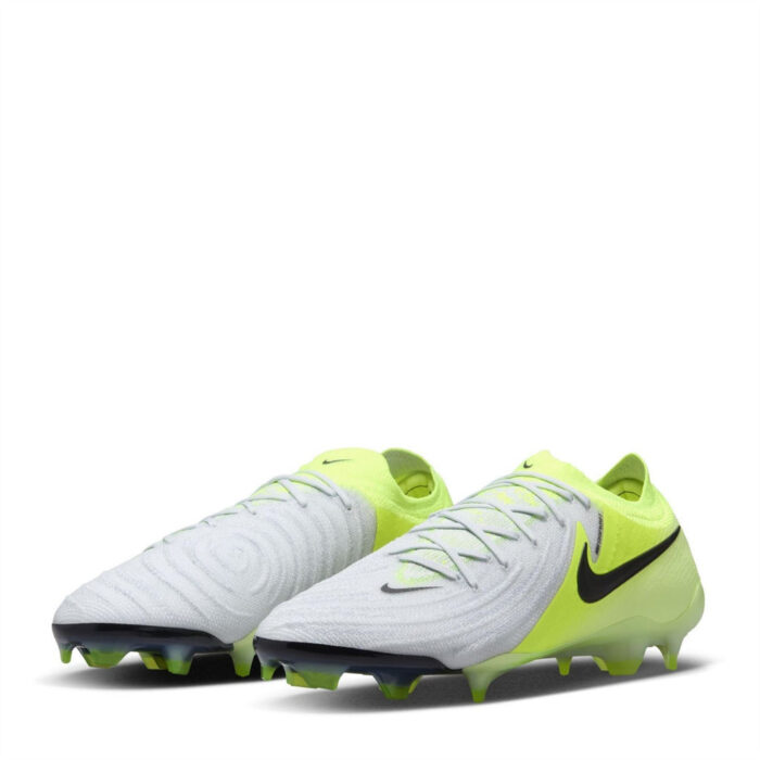 Nike Phantom Gx Ii Firm Ground Football Boots – Silver/Volt - Image 4