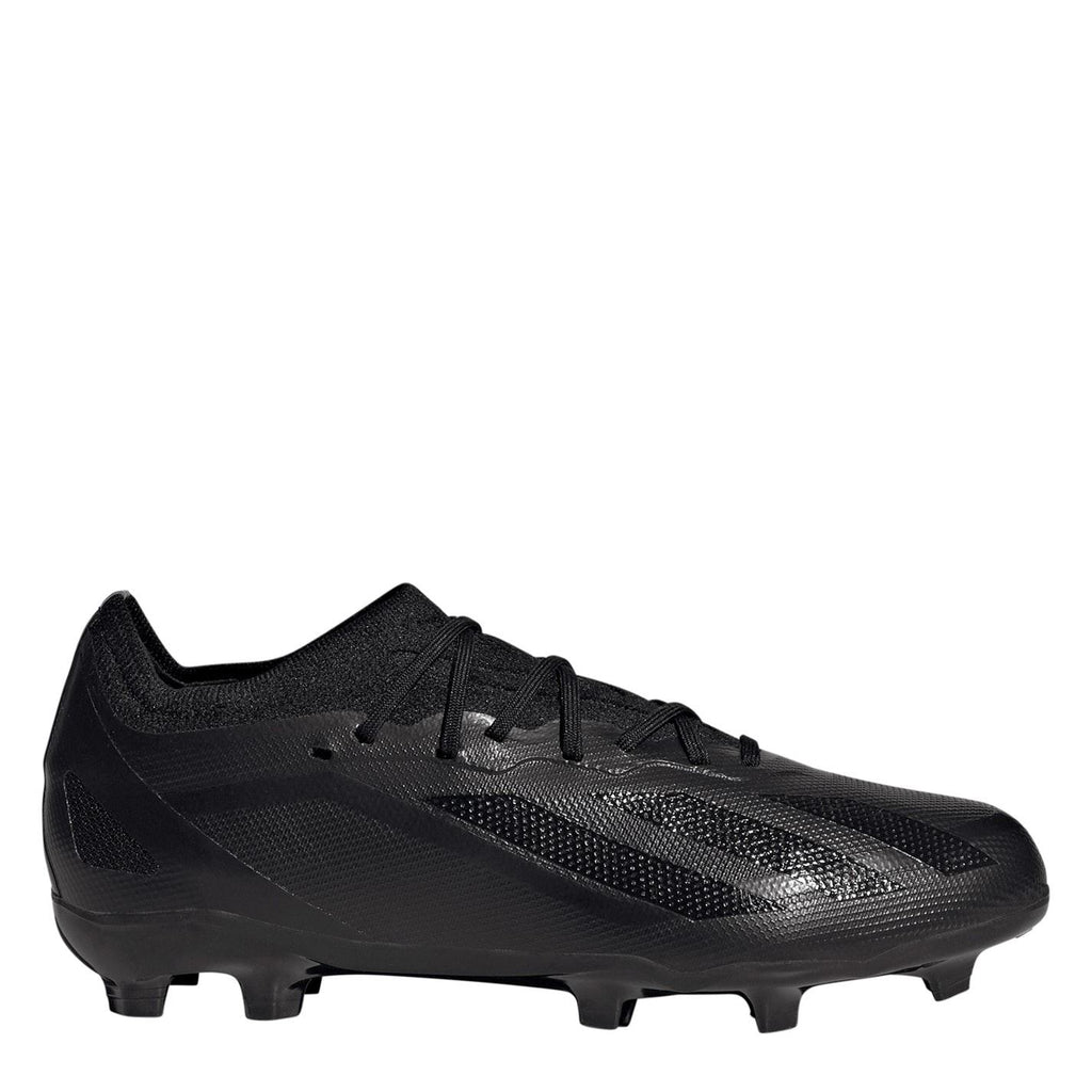 adidas X Crazyfast Junior Firm Ground Football Boots – Black/Black
