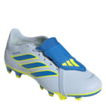 adidas Predator Fold Over Tongue Firm Ground Football Boots – Blue/Yellow – view 3