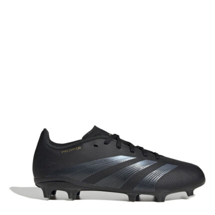 adidas Predator Junior Firm Ground Football Boots – Core Black/Crbn