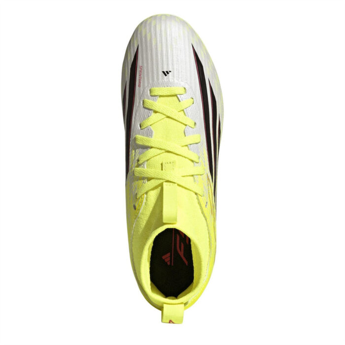 adidas F50 Junior Firm Ground Football Boots – Solar Yellow – view 5