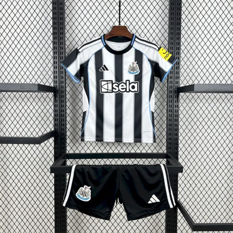 Kids Newcastle United 2025/26 Home Kit