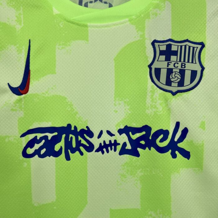 Kids Barcelona 2024/25 Third Travis Scott Edition Kit 8