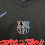 Kids Barcelona 2024/25 Away Travis Scott Edition Kit 7