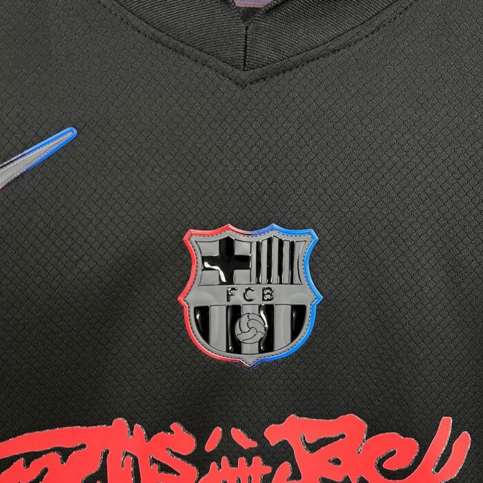 Kids Barcelona 2024/25 Away Travis Scott Edition Kit 7