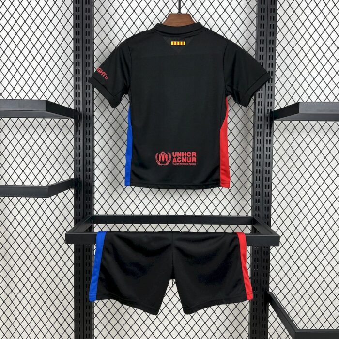 Kids Barcelona 2024/25 Away Travis Scott Edition Kit 1
