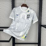 Mens Brazil 2024/25 White Jersey