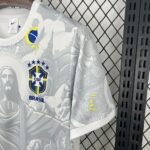 Mens Brazil 2024/25 White Jersey 3