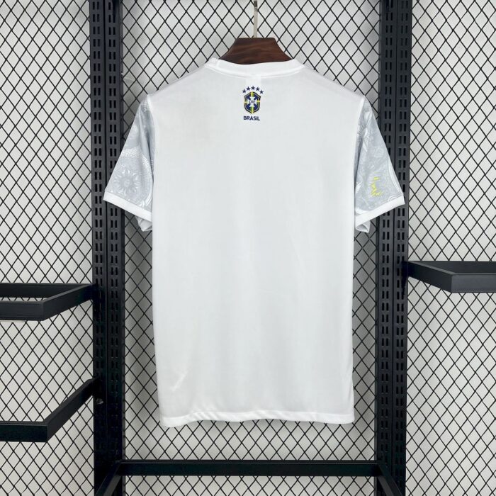 Mens Brazil 2024/25 White Jersey 1