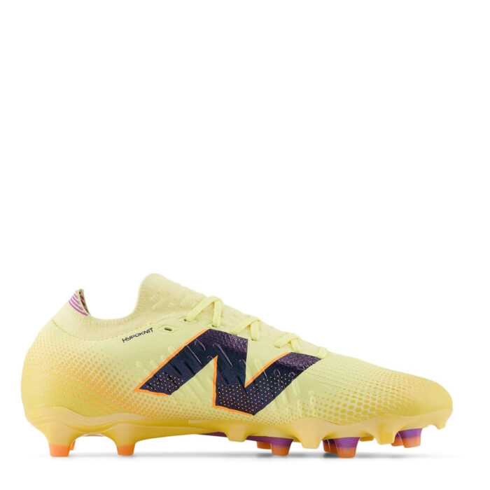 New Balance Tekela V4+ Firm Ground Football Boots – Orange/Black – view 6