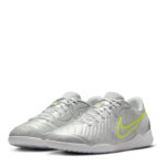 Nike Tiempo Legend 10 Indoor Football Boots – Silver/Volt – view 4