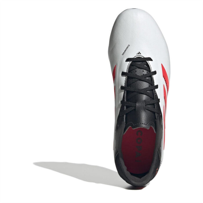 adidas Copa Pure 3 Junior Firm Ground Football Boots – White/Red – view 5
