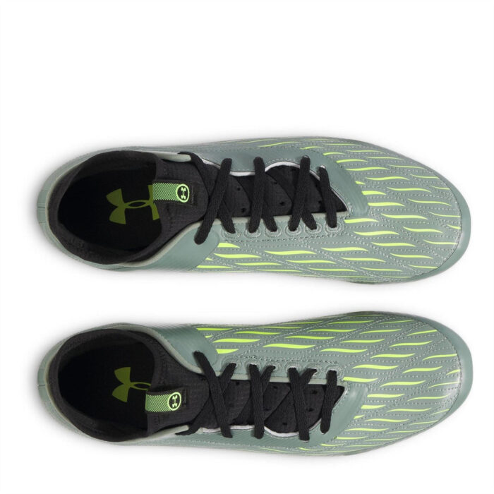 Under Armour Magnetico Select 4 Junior Firm Ground Football Boots – .Green – view 4