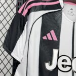 Mens Juventus 2025/26 Home With New Sponsors Jersey 7