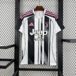 Mens Juventus 2025/26 Home With New Sponsors Jersey 2
