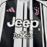 Mens Juventus 2025/26 Home With New Sponsors Jersey 3