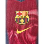 Mens Barcelona 2000/01 Home Retro Skeleton Jersey Player Version 5