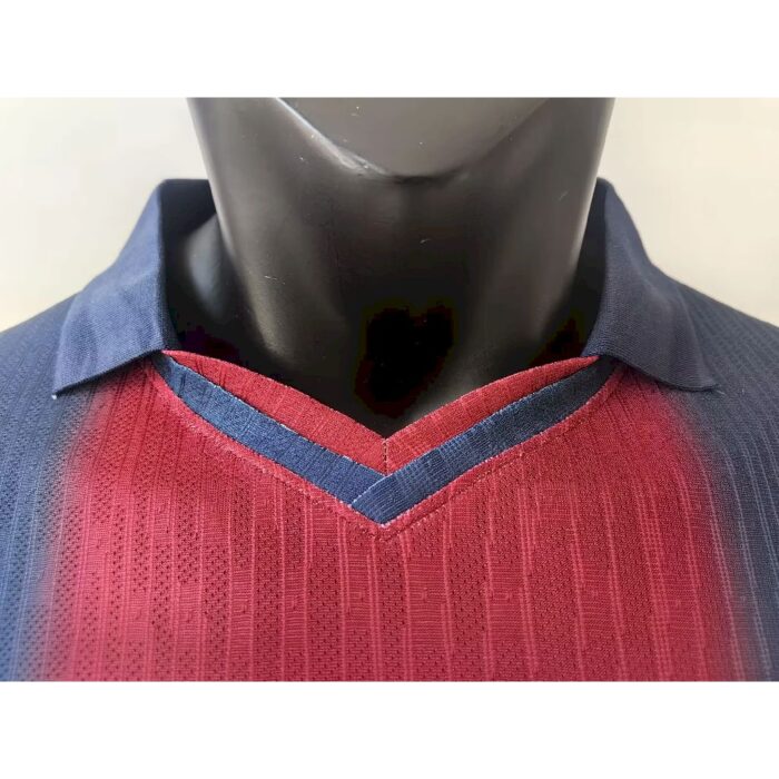 Mens Barcelona 2000/01 Home Retro Skeleton Jersey Player Version 4