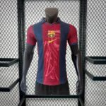Mens Barcelona 2000/01 Home Retro Skeleton Jersey Player Version