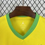 Mens Brazil 2025/26 Jordan Yellow Jersey 6