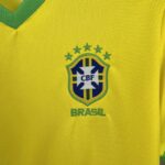 Mens Brazil 2025/26 Jordan Yellow Jersey 4