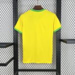 Mens Brazil 2025/26 Jordan Yellow Jersey 1
