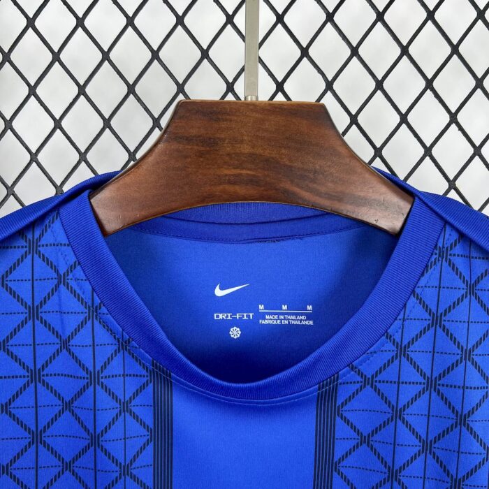 Mens Paris Saint-Germain 2025/26 Pre-Match blue Jersey 6