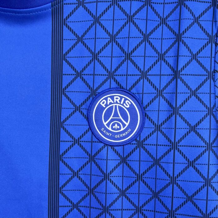Mens Paris Saint-Germain 2025/26 Pre-Match blue Jersey 4