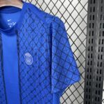 Mens Paris Saint-Germain 2025/26 Pre-Match blue Jersey 2