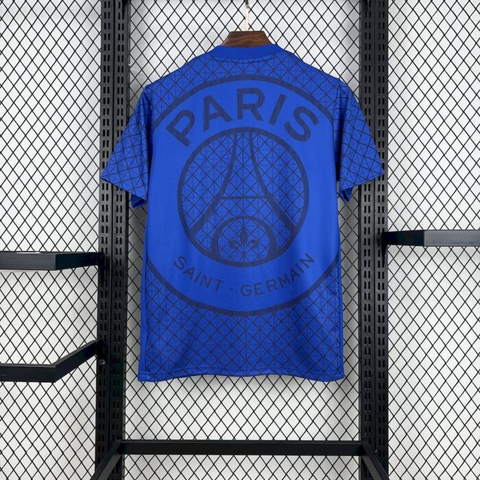 Mens Paris Saint-Germain 2025/26 Pre-Match blue Jersey 1
