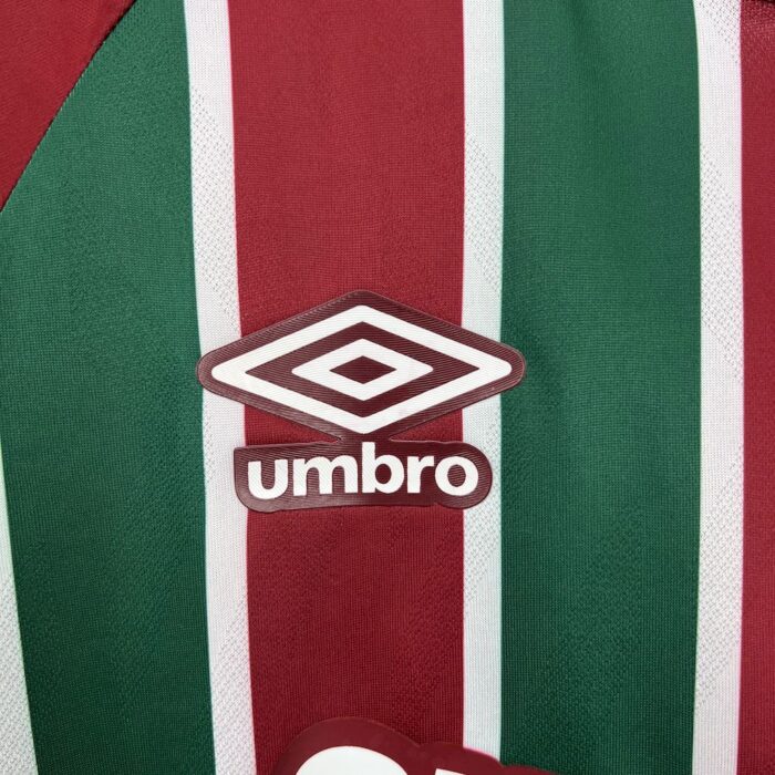Mens Fluminense 2025/26 Home Long Sleeve Jersey 8