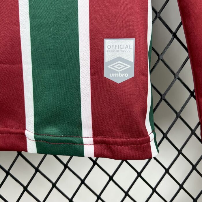 Mens Fluminense 2025/26 Home Long Sleeve Jersey 4