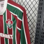 Mens Fluminense 2025/26 Home Long Sleeve Jersey 3