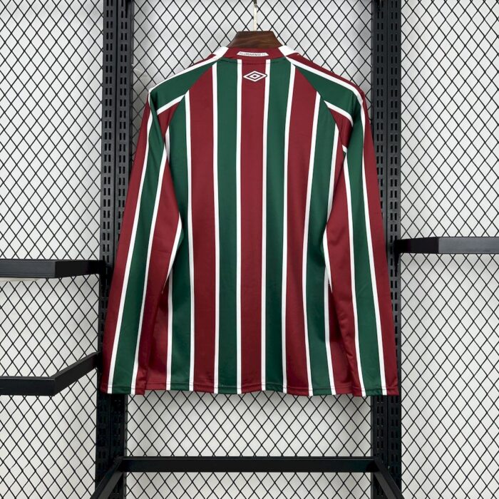 Mens Fluminense 2025/26 Home Long Sleeve Jersey 1