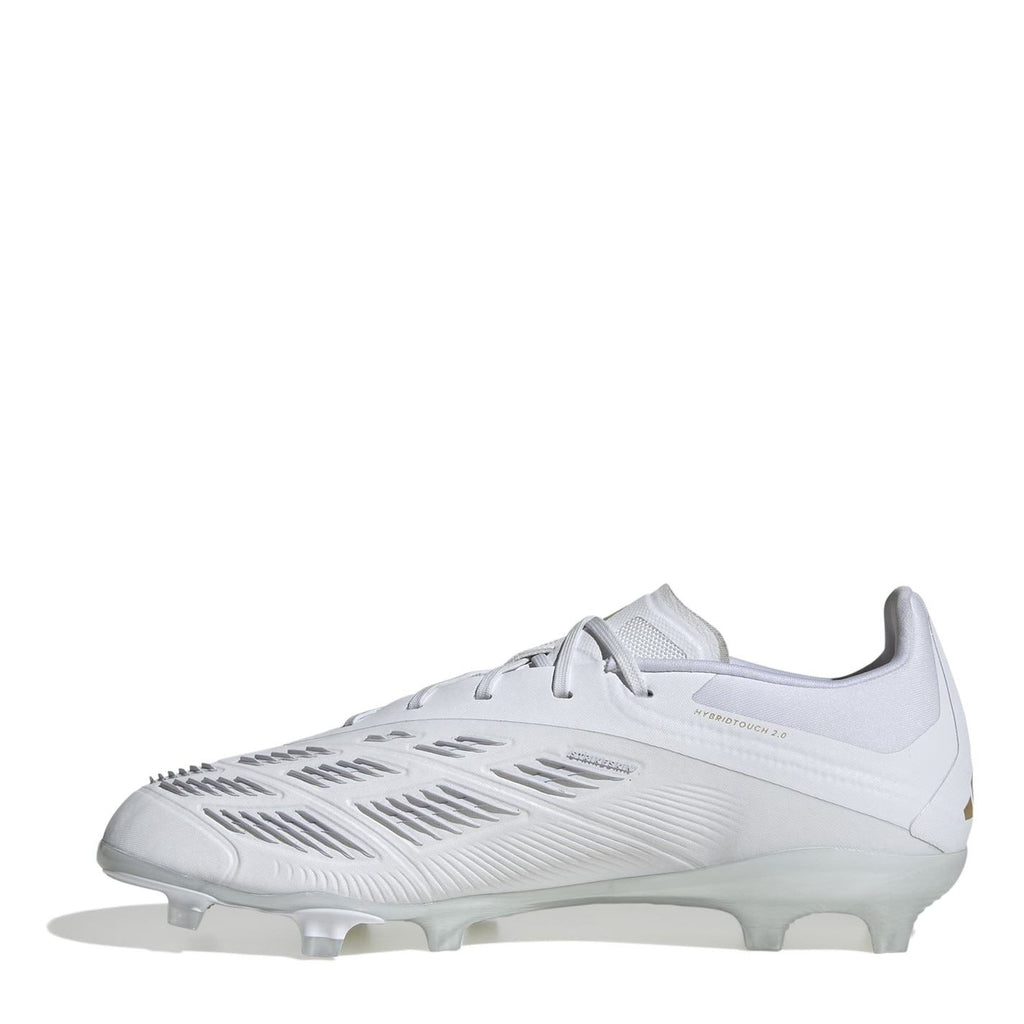 adidas Predator 24 Junior Firm Ground Football Boots – White/Gold/Wht – view 2